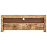 Vidaxl tv-meubel 110x30x40 cm ruw mangohout