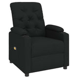 Vidaxl massagestoel stof zwart