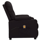 Vidaxl massagestoel kunstleer zwart