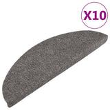 Vidaxl tappetini per autoadesivo 15 st 56x17x3 cm grigio