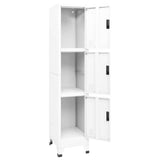 Vidaxl lockerkast 38x45x180 cm staal wit