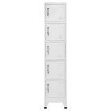 Vidaxl lockerkast 38x40x180 cm staal lichtgrijs