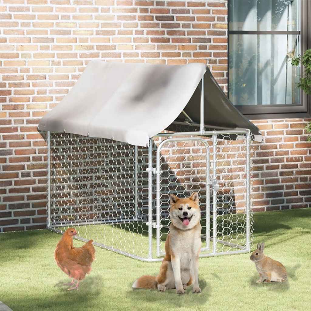 Vidaxl Dog Kennel for Outside with Roof 200x100x150 cm