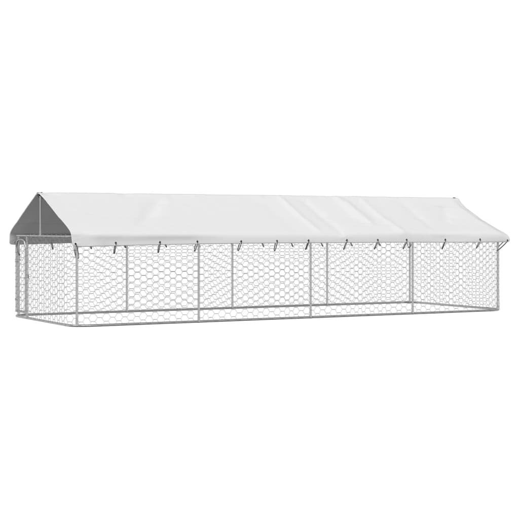 Vidaxl Hond Kennel fir dobausse mam Daach 600x200150 cm