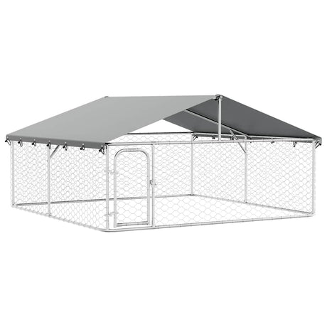VIDAXL -Hundezwinger mit Dach 300x300x150 cm