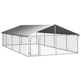 VidaXL dog kennel for outside with roof 600x300x150 cm