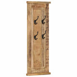 VIDAXL -Beschichtungsregale 2 PCs 38x100 cm Festes Mangoholz