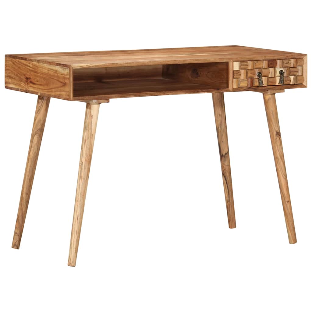 Vidaxl schrijftafel 110x50x76 cm massief acaciahout