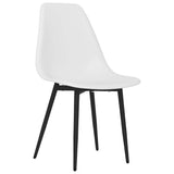 Vidaxl eetkamerstoelen 6 st pp wit