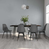 Vidaxl eetkamerstoelen 6 st pp grijs