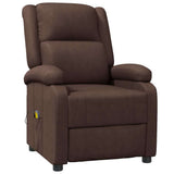 Vidaxl massagestoel kunstleer bruin