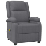 Vidaxl massagestoel kunstleer grijs