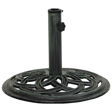 Vidaxl Parasol Foot 44x44x31 cm Gusseisengrün