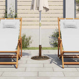 Vidaxl Parasol Fuß 44x44x31 cm Gusseisenbronzefarbe