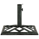 Vidaxl Parasol Foot 44x44x31 cm Gusseisengrün