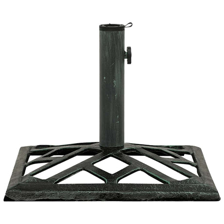 Vidaxl Parasol Foot 44x44x31 cm Gusseisengrün