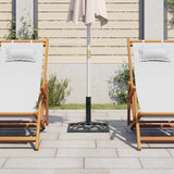 Vidaxl Parasol Foot 44x44x31 cm Gusseisengrün