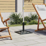 Vidaxl Parasol Foot 44x44x31 cm Gusseisengrün