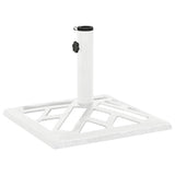 Vidaxl Parasol Fuß 44x44x31 cm Gusseisen weiß