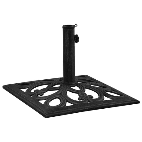 Vidaxl Parasol Foot 47x47x33 cm Gusseisen schwarz