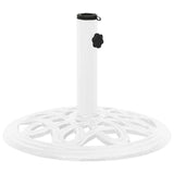 Vidaxl Parasol Fuß 40x40x32 cm Gusseisen weiß