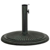 Vidaxl Parasol Foot 45x45x30 cm Gusseisengrün