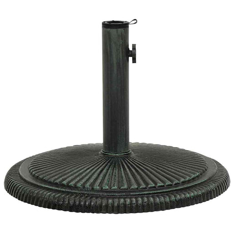 Vidaxl Parasol Foot 45x45x30 cm Gusseisengrün