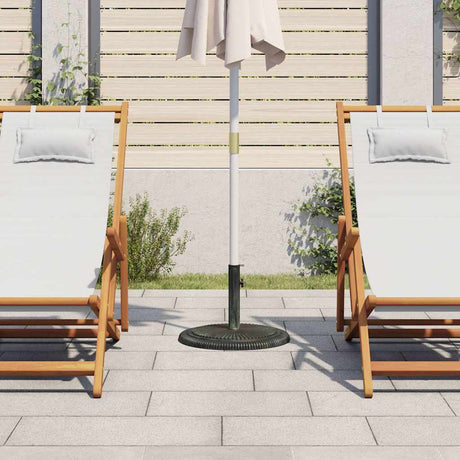 Vidaxl Parasol Foot 45x45x30 cm Gusseisengrün