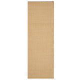 Vidaxl Teppich 66x200 cm Natural Sisal