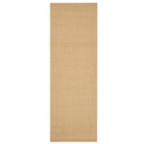 Vidaxl Teppich 66x200 cm Natural Sisal