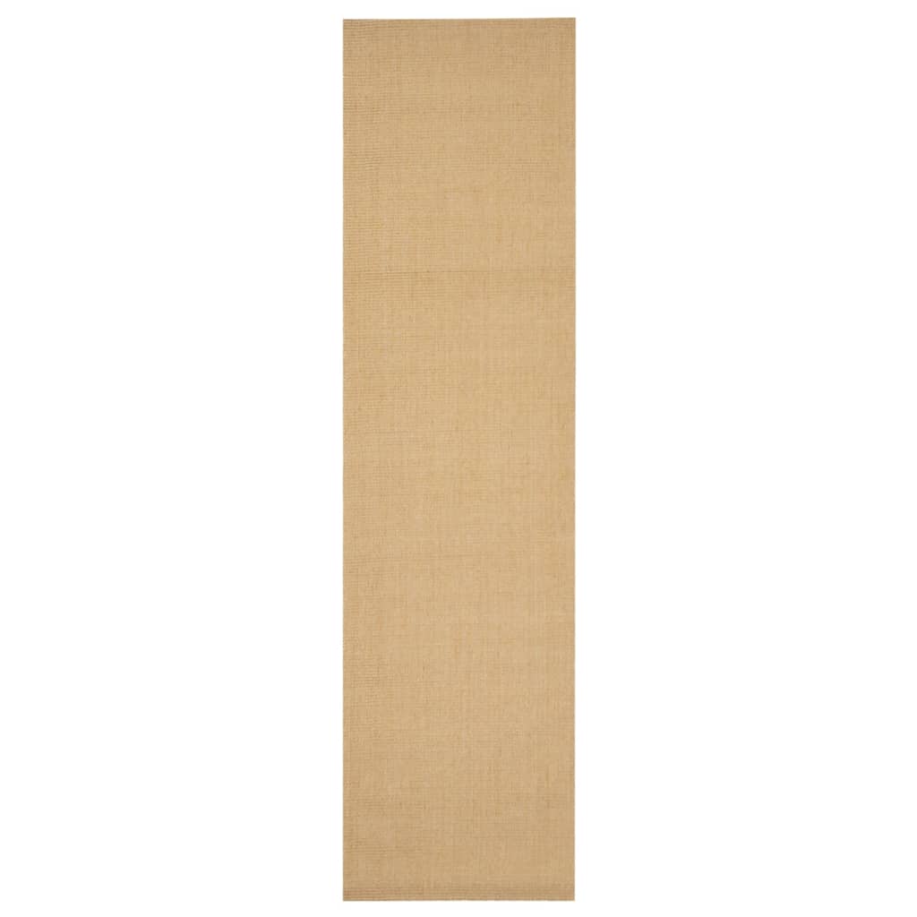 Vidaxl Teppich 66x250 cm Natural Sisal