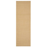 Vidaxl Rug 80x250 cm Natural Sisal