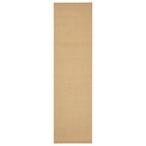 Vidaxl Rug 80x300 cm Natural Sisal