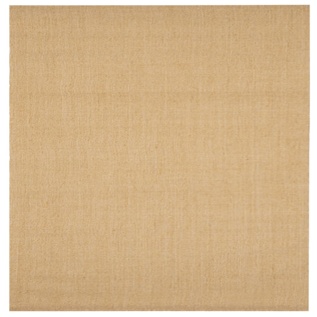 Vidaxl Rug 100x100 cm Sisal natural