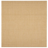 Vidaxl Rug 100x100 cm Sisal natural