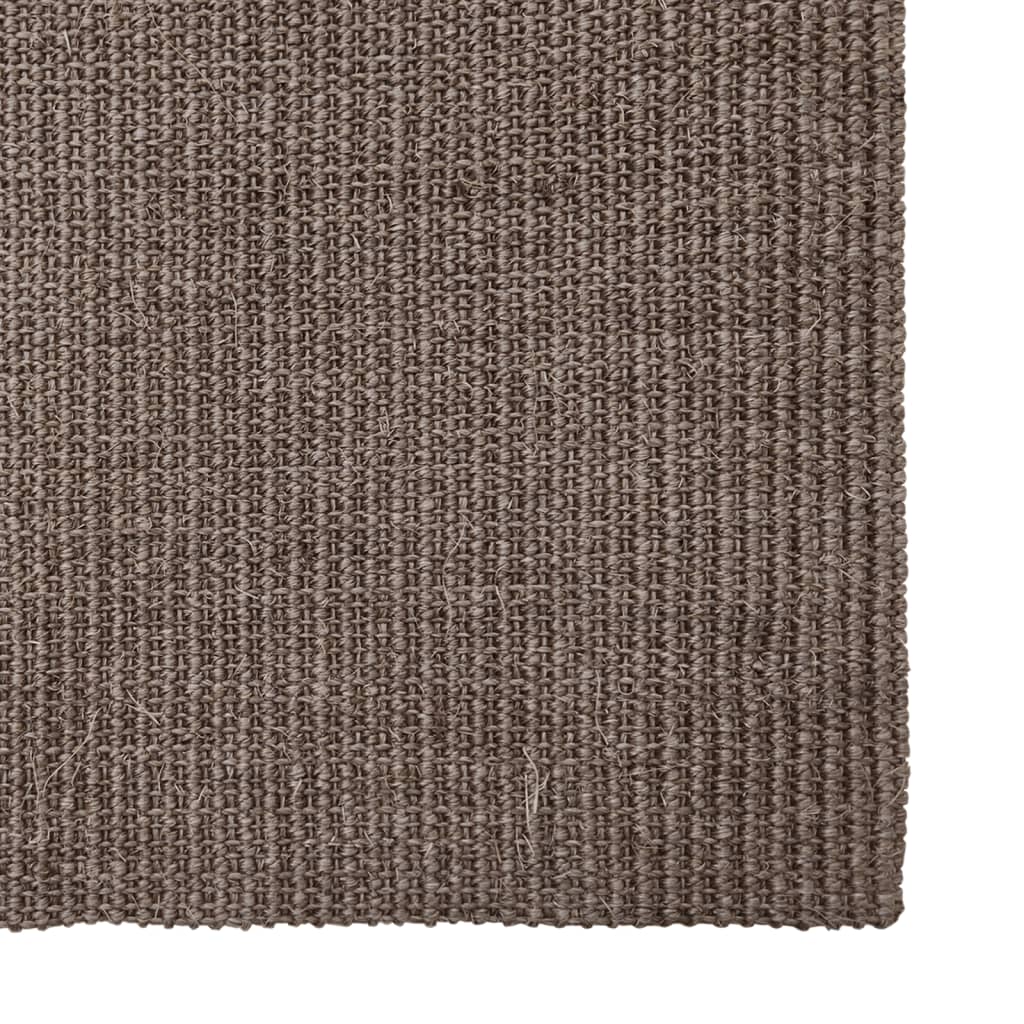 Vidaxl Rug 66x200 cm Natural Sisal Brown