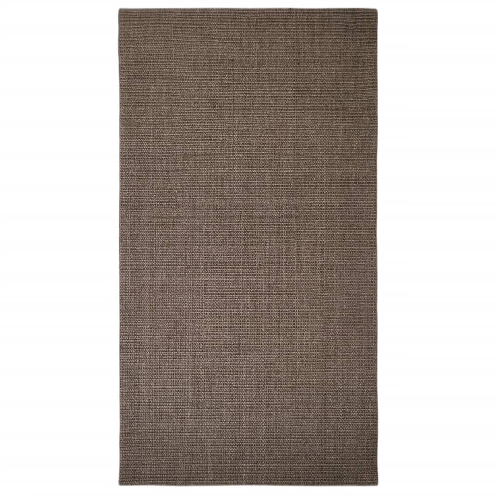 Vidaxl Rug 80x150 cm Natural Sisal Brown