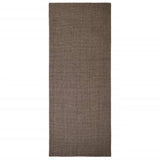 Vidaxl Rug 80x200 cm Natural Sisal Braun