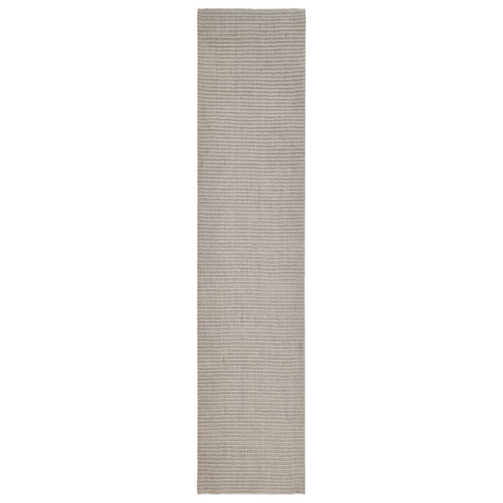 Vidaxl koberec 66x300 cm Natural Sisal Sand -Colored