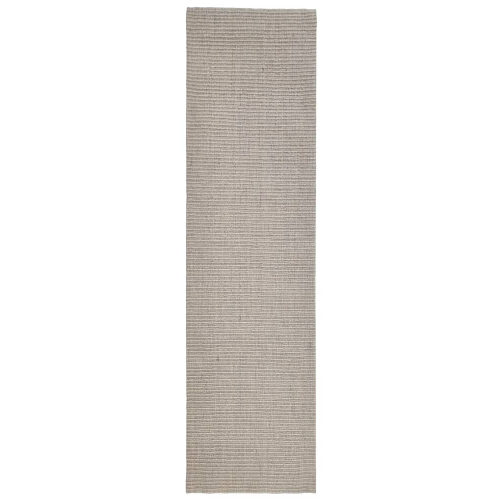 Vidaxl Rug 80x300 cm Natural Sisal Sand -Colored