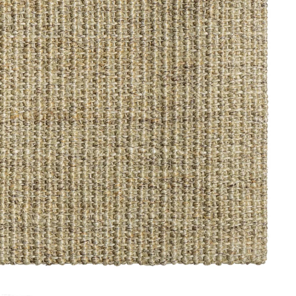 Vidaxl Rug 66x200 cm Natural Sisal Green