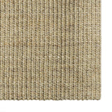 Vidaxl Teppich 66x350 cm Natural Sisal Green