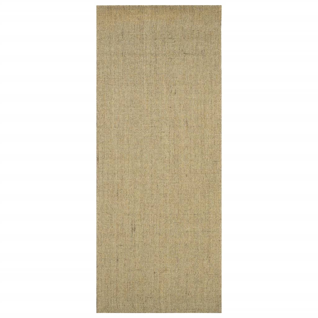 Vidaxl Rug 80x200 cm Natural Sisal Green