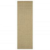 Vidaxl Teppich 80x250 cm Natural Sisal Green