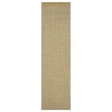 Vidaxl Rug 80x300 cm Natural Sisal Green