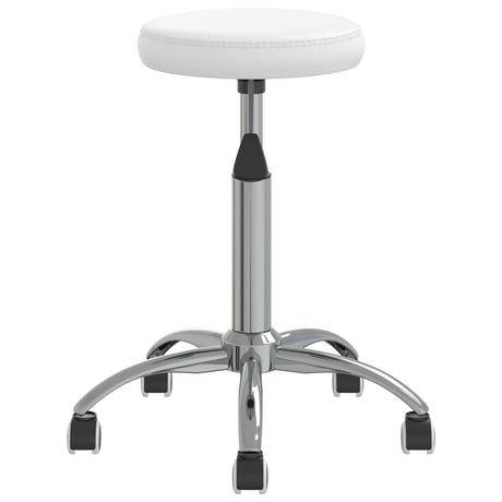 Vidaxl Massagehocker Künstliches Leder weiß