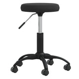 Vidaxl -Massagehocker Velvet Schwarz