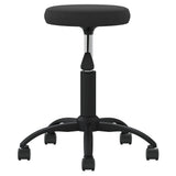 Vidaxl -Massagehocker Velvet Schwarz