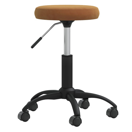 VidaXL Massagehocker samtbraun