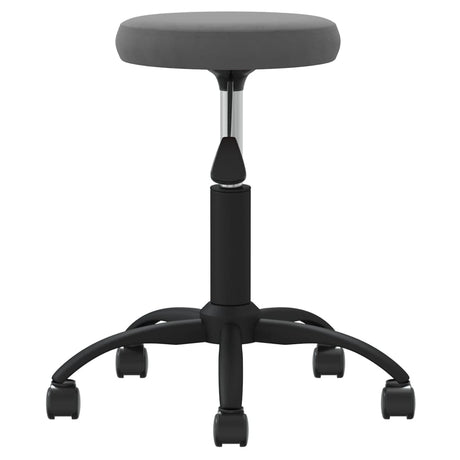 Vidaxl Massage Stuhl Velvet Dunkelgrau